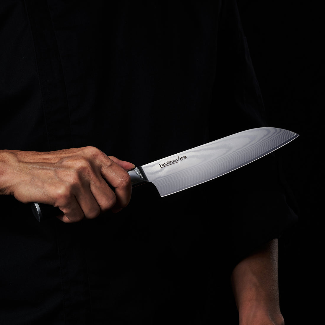 7-inch Damascus Santoku Knife – Kamikoto